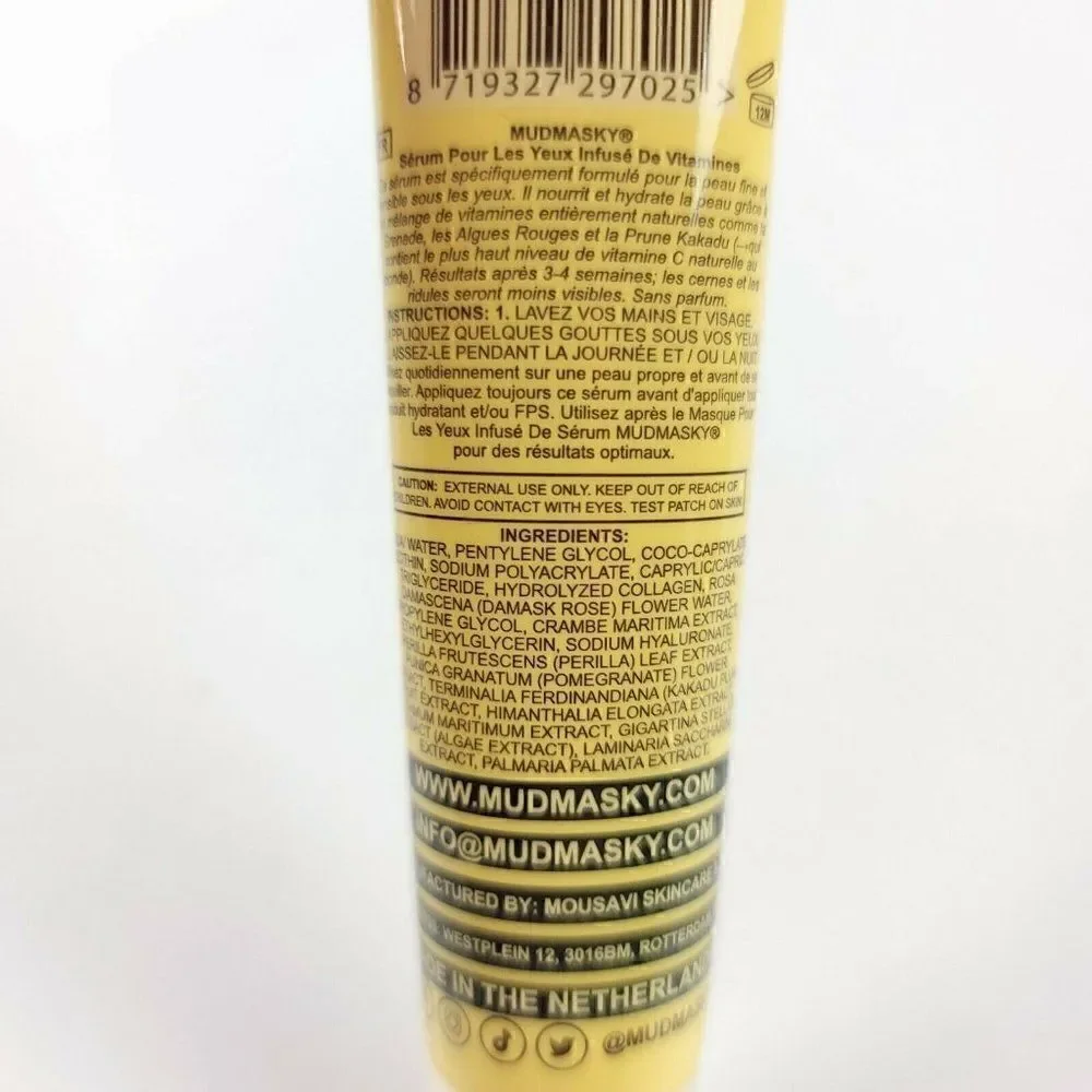 $30🌟 MUDMASKY VITAMIN - INFUSED EYE SERUM